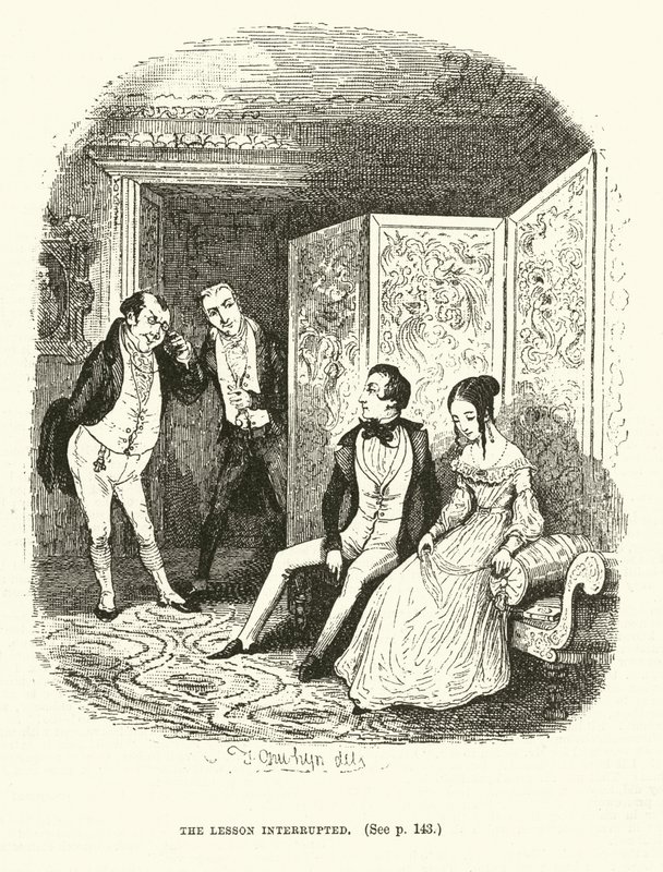 Illustration für Valentine Vox von Thomas Onwhyn