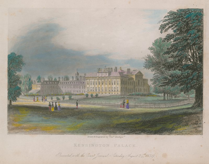 Kensington Palace, London von Thomas Onwhyn