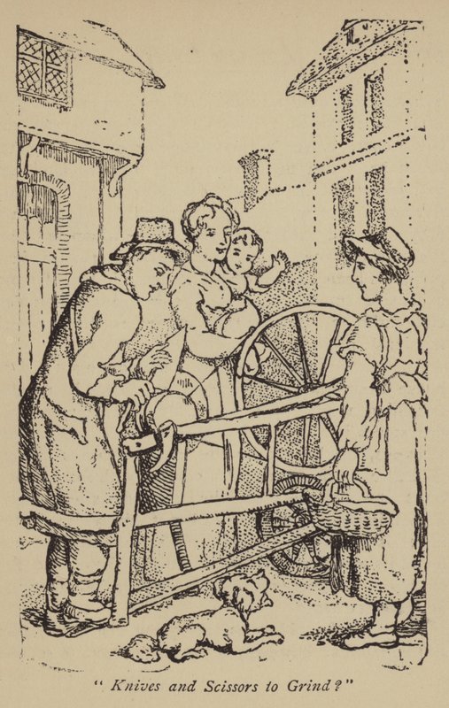 Messer und Scheren zum Schleifen? von Thomas Rowlandson