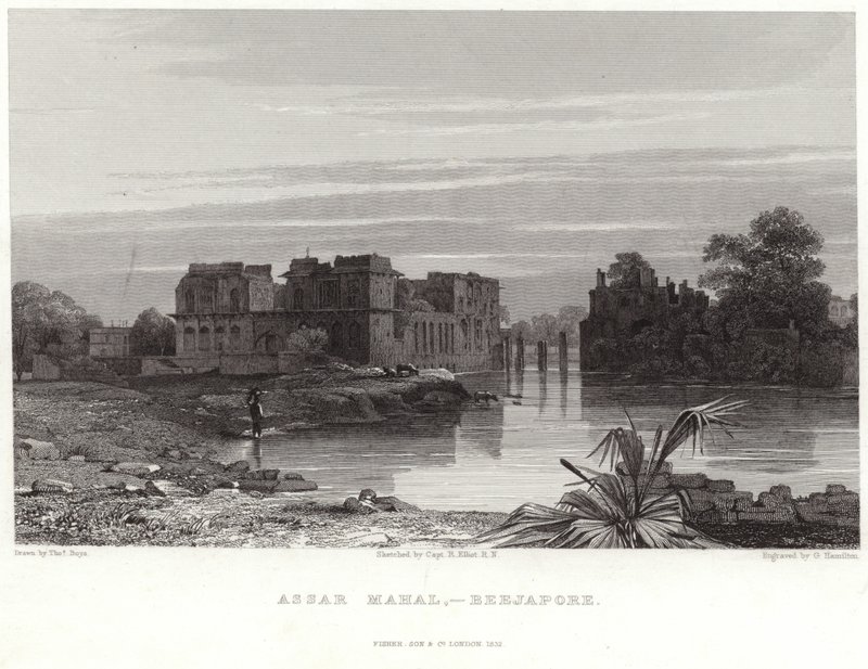 Assar Mahal in Bijapur von Thomas Shotter Boys