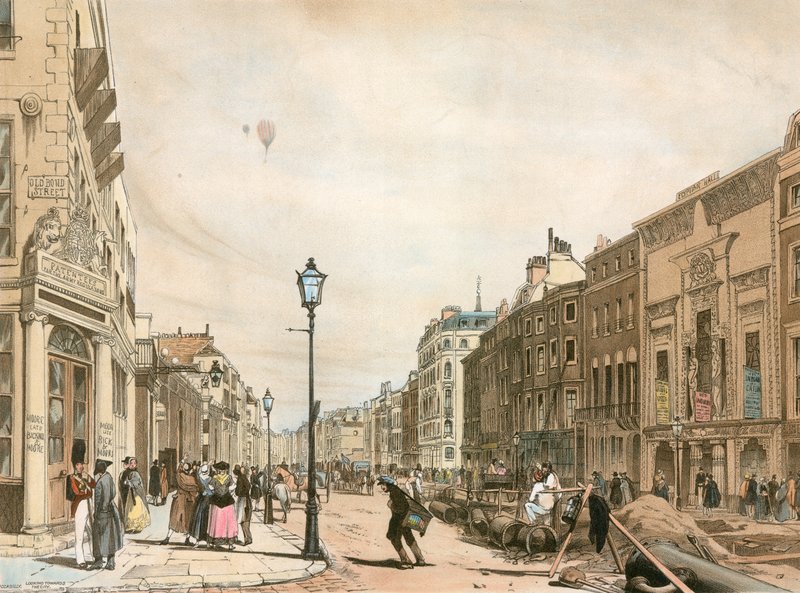 Piccadilly in Richtung Stadt von Thomas Shotter Boys