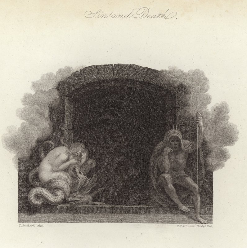 Sünde und Tod von Thomas Stothard