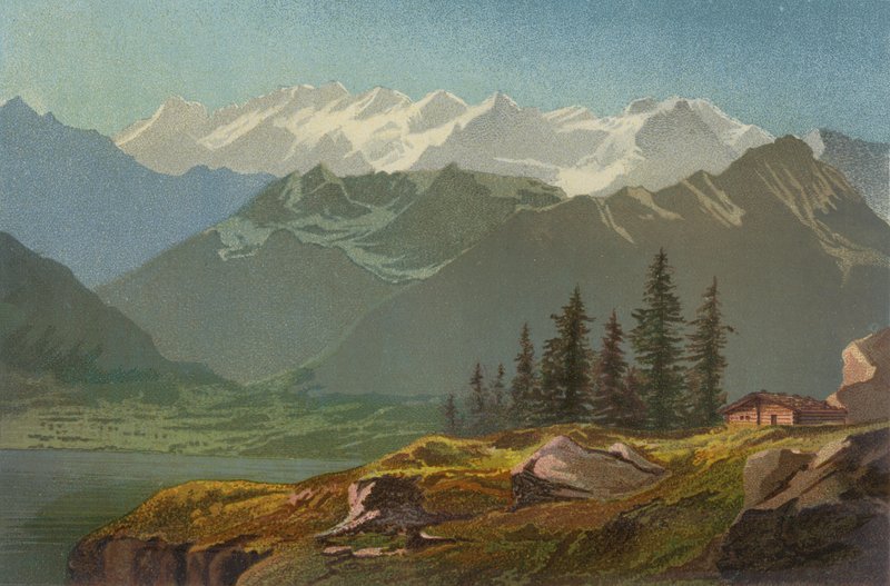 Berner Oberland mit Vierwaldstättersee von Unbekannt Unbekannt