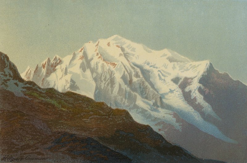 Mont Blanc vom Col De Balm von Unbekannt Unbekannt
