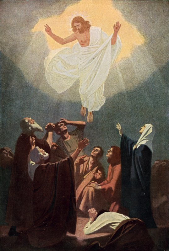 Die Himmelfahrt Christi von Unbekannt Unbekannt