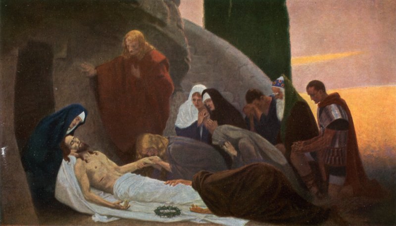Die Beerdigung Jesu von Unbekannt Unbekannt