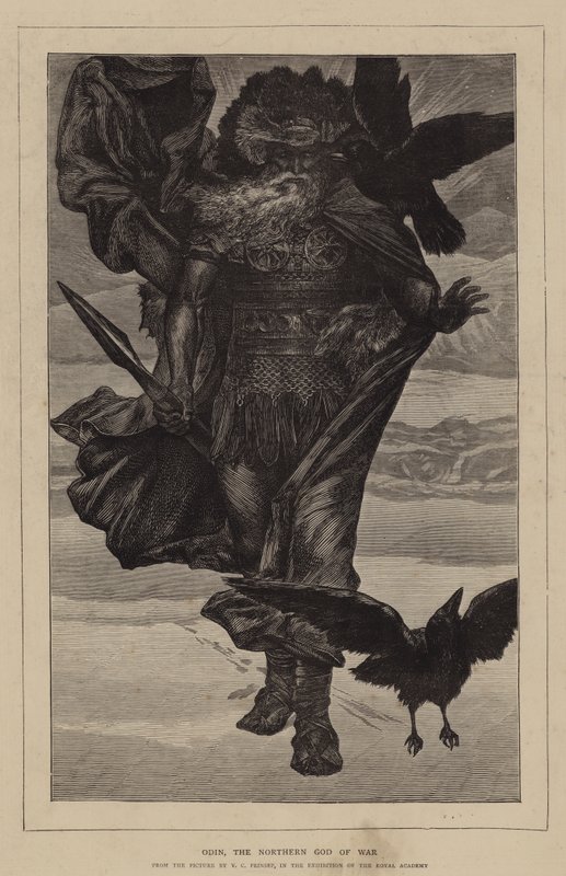 Odin, der nordische Kriegsgott von Valentine Cameron Prinsep