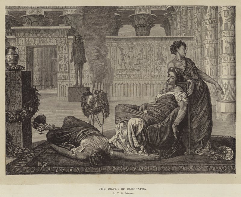 Der Tod der Kleopatra von Valentine Cameron Prinsep