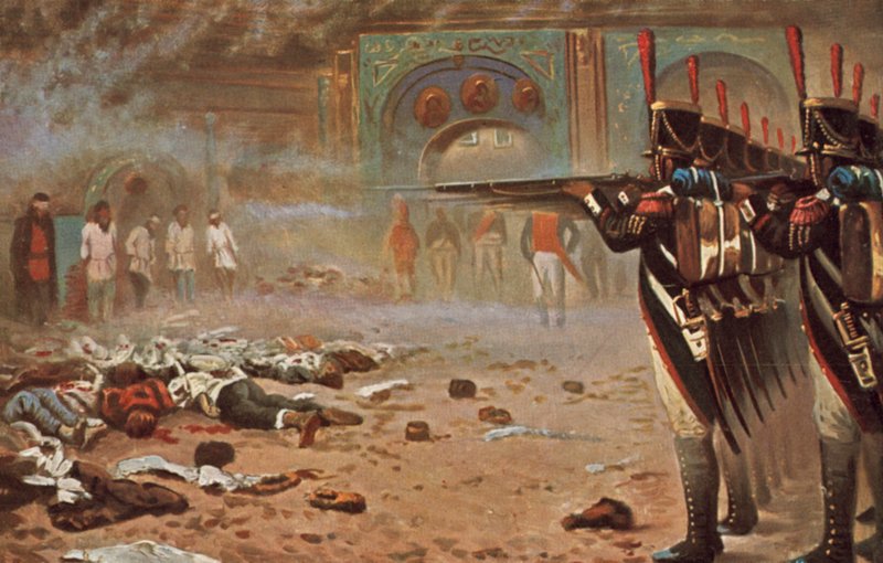 Im besiegten Moskau von Vasili Vasilievich Vereshchagin