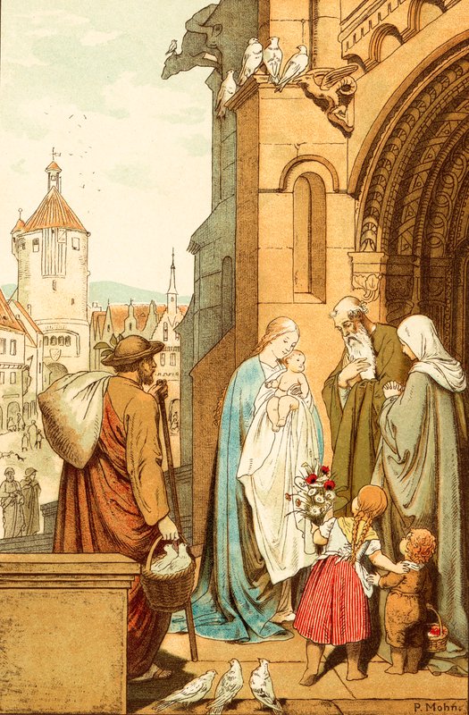 Christus wird nach Jerusalem gebracht von Victor Paul Mohn