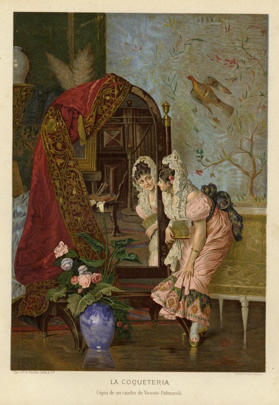 Koketterie von Vincente Gonzalez Palmaroli