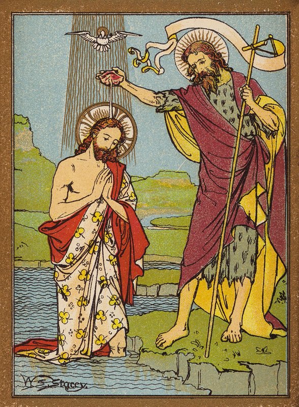 Die Taufe Jesu von W.S. Stacey
