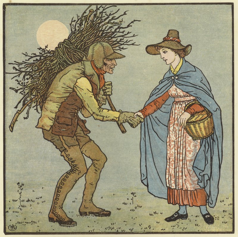 Ein nebliger, feuchter Morgen von Walter Crane
