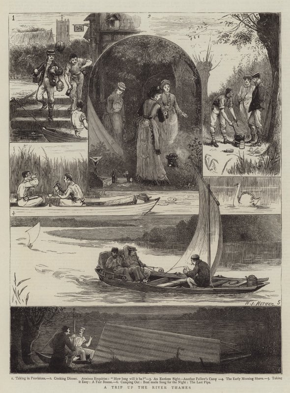 Eine Reise auf der Themse von Walter Jenks Morgan