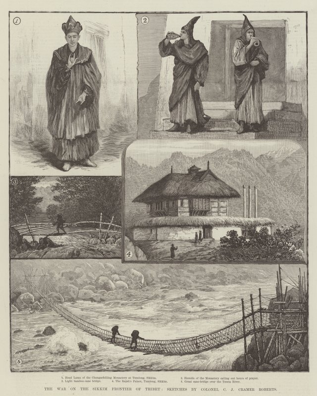 Der Krieg an der Sikkim-Front von Tibet von Walter Paget