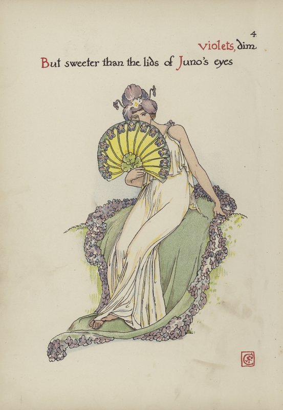 Blumen aus Shakespeares Garten von Walter Crane