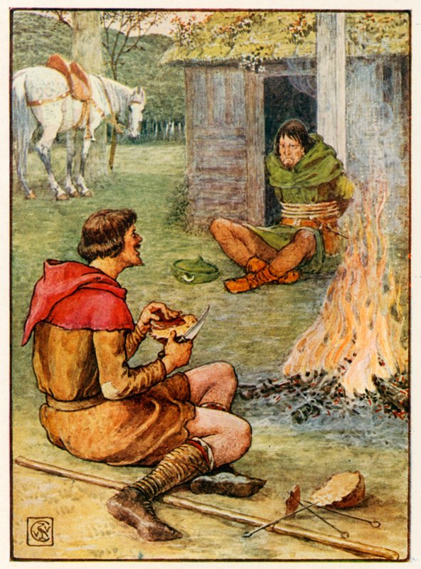 Little John und der Förster von Walter Crane