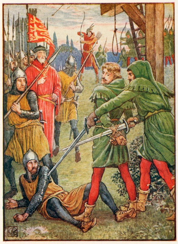 Die Rettung von Will Stutley von Walter Crane