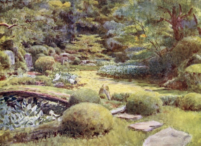 Kuradani Tempelgarten, Kyoto von Walter Frederick Roofe Tyndale