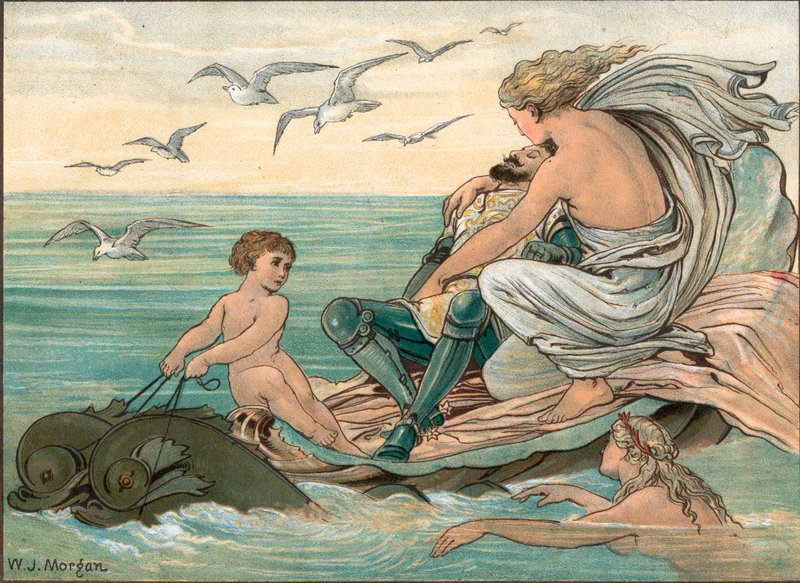Cymoent und Marinell von Walter Jenks Morgan