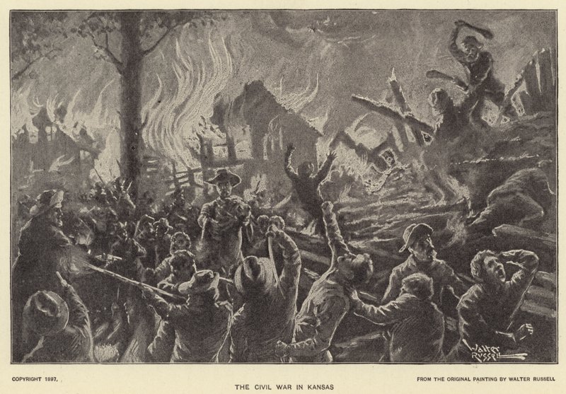Der Bürgerkrieg in Kansas von Walter Russell