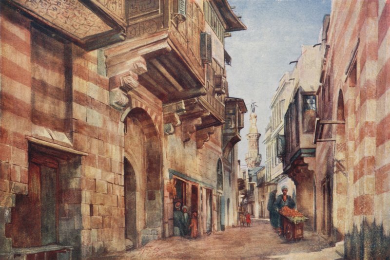 Kairo: Sharia Darb El Gamamiz von Walter Spencer Stanhope Tyrwhitt