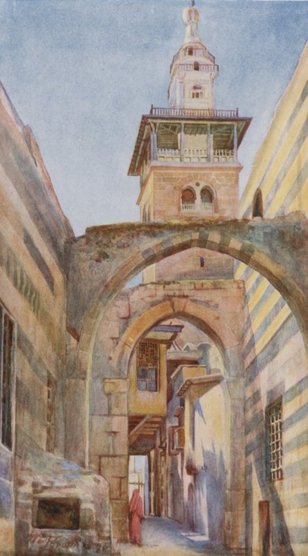 Minarett der Braut, Damaskus von Walter Spencer Stanhope Tyrwhitt