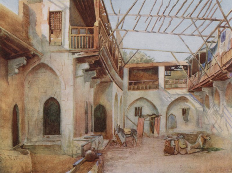 Der Khan El Dobabiyeh, Kairo von Walter Spencer Stanhope Tyrwhitt