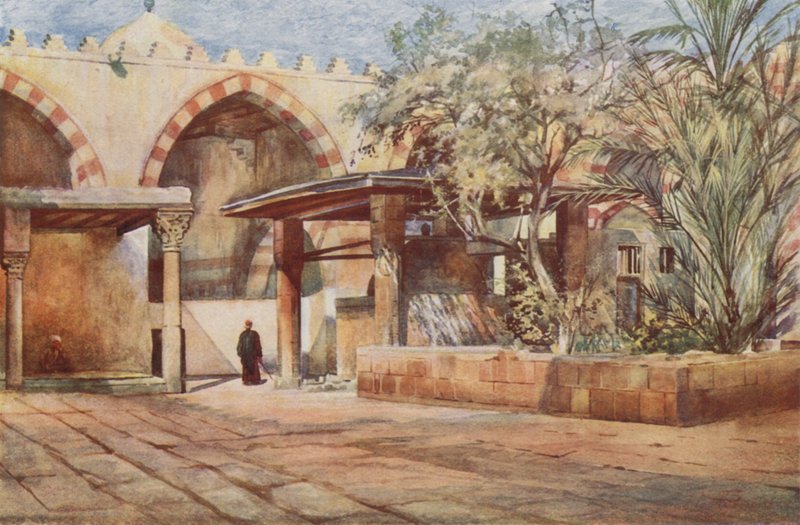 Der Waschplatz, Ibrahim Aghas Moschee von Walter Spencer Stanhope Tyrwhitt