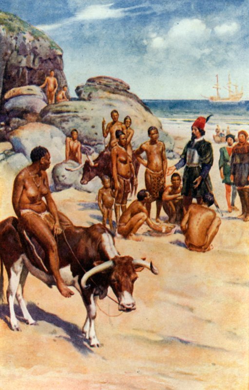 Die Portugiesen und Hottentotten von Walter Stanley Paget