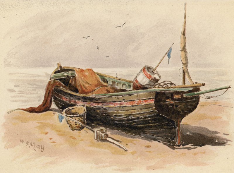 Französischer Fischkutter von Walter William May