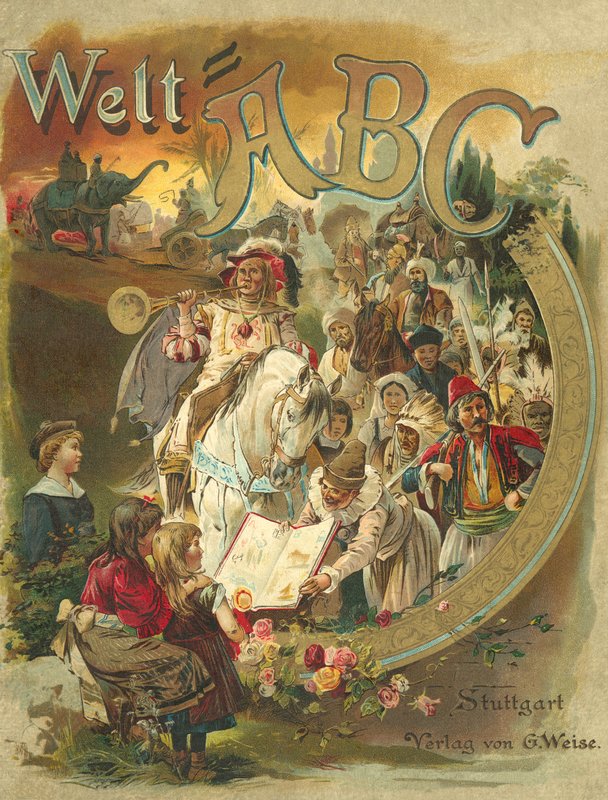 Welt ABC (Chromolitho) von Walter Zweigle