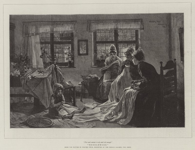 Stickerei von Walther Firle