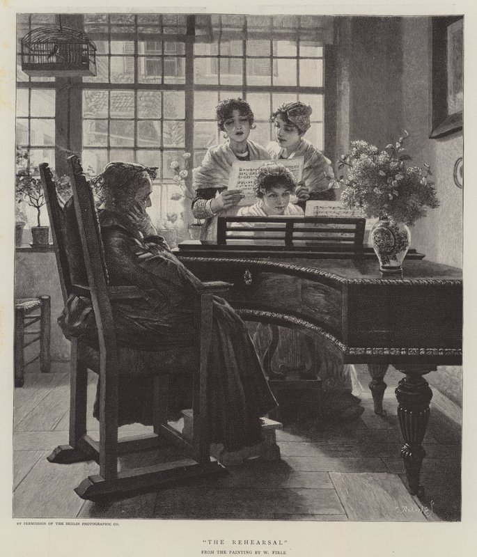 Die Probe von Walther Firle
