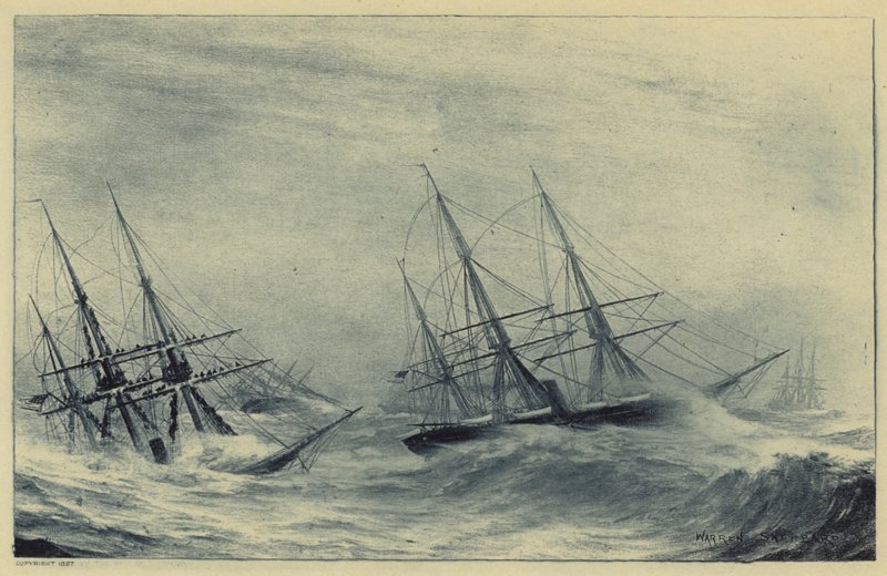 Schiffsunglück bei Apia, Samoa von Warren Sheppard