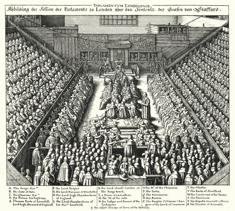 Prozess gegen Thomas Wentworth von Wenceslaus (after) Hollar