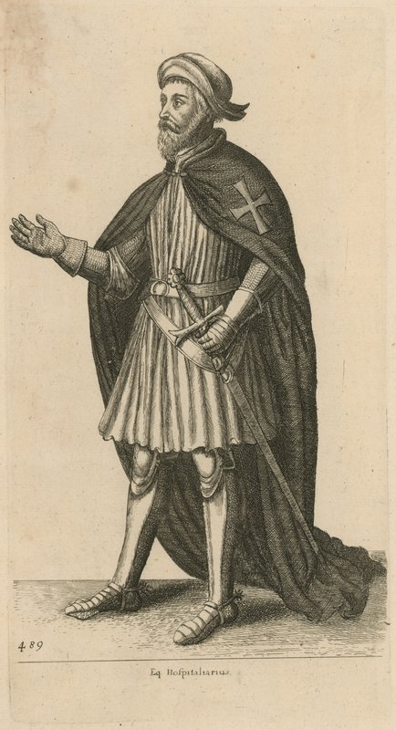 Eq Hospitaliarius von Wenceslaus Hollar