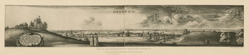 Ansicht von Greenwich, 1637 von Wenceslaus Hollar
