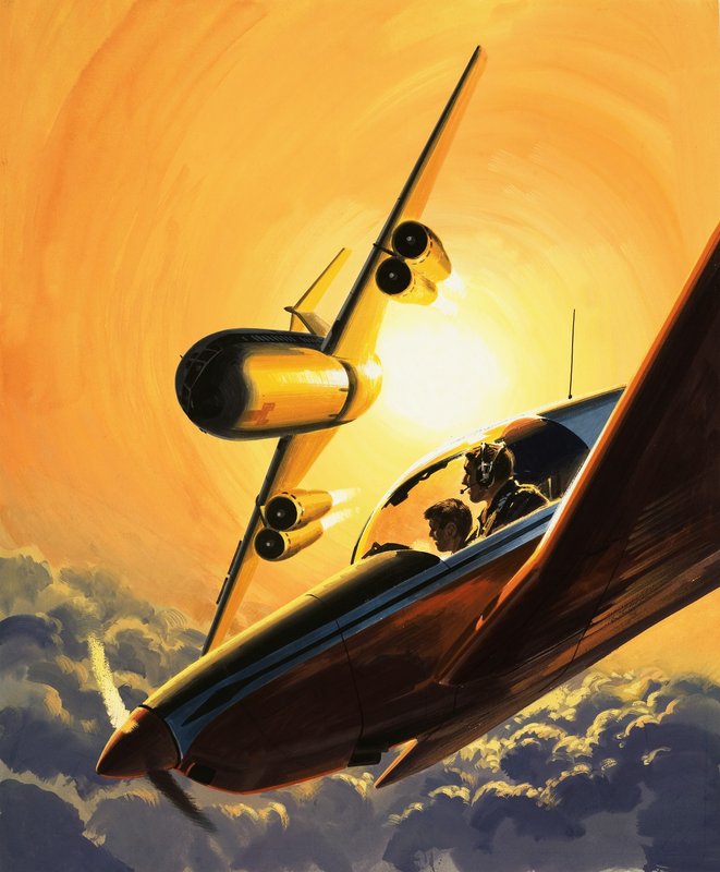 Sicherheit in der Luft von Wilf (20th century) Hardy
