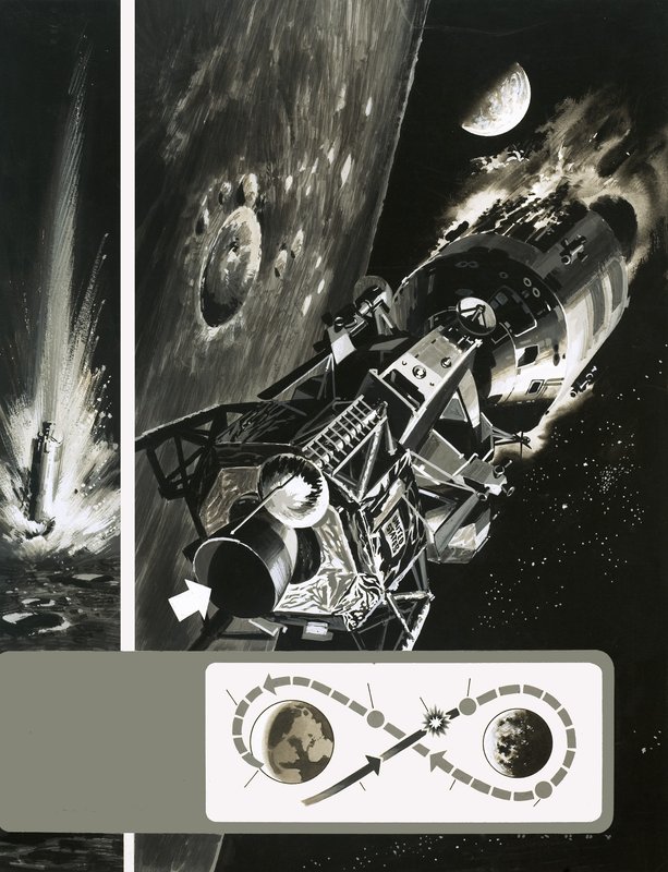 Die Apollo 13 Mission von Wilf (20th century) Hardy