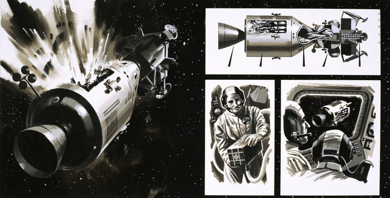 Die Apollo 13 Mission von Wilf (20th century) Hardy