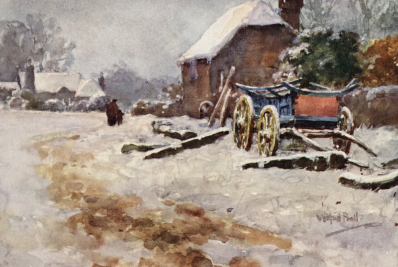 Winterszene von Wilfrid Williams Ball
