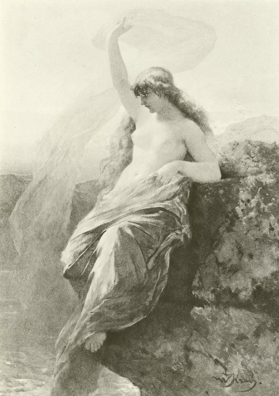 Die Lorelei (Gravur) von Wilhelm Kray