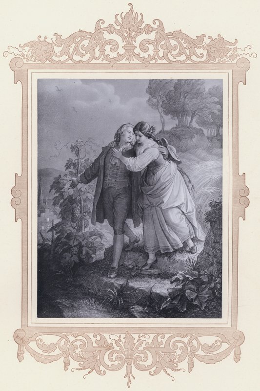 Hermann und Dorothea von Wilhelm von (after) Kaulbach