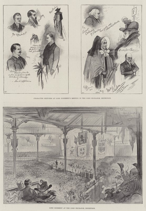 Lord Rosebery in Edinburgh von William A. Donnelly