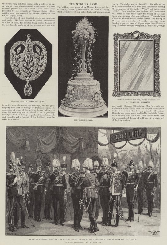 Königliche Hochzeit in Coburg von William Barnes Wollen