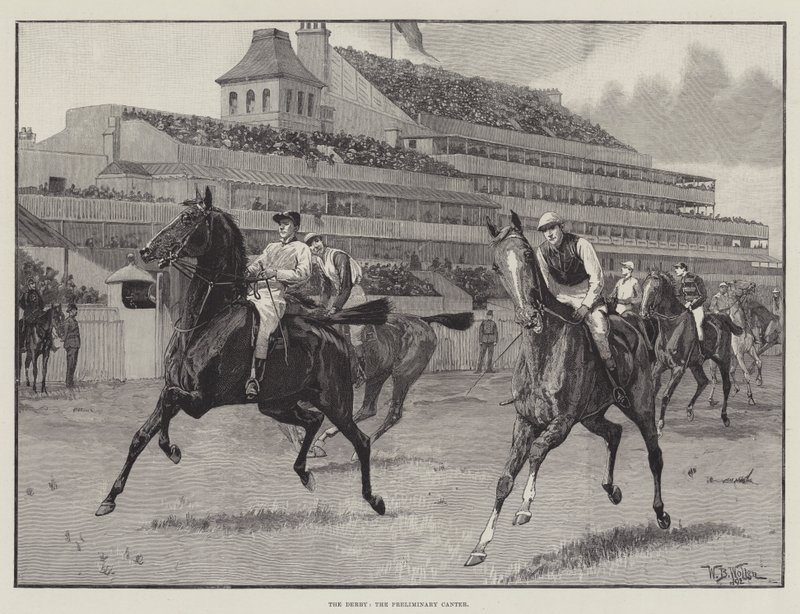 Das Derby, der Vorlauf von William Barnes Wollen