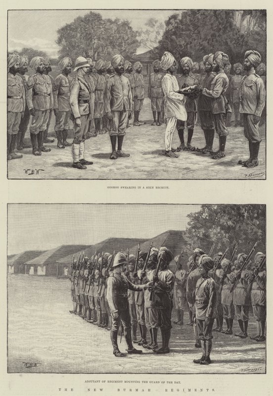 Die neuen Burmah-Regimenter von William Barnes Wollen