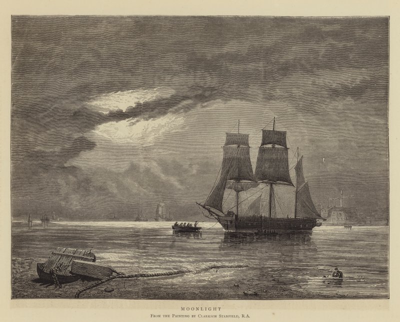 Mondlicht von Clarkson Frederick Stanfield