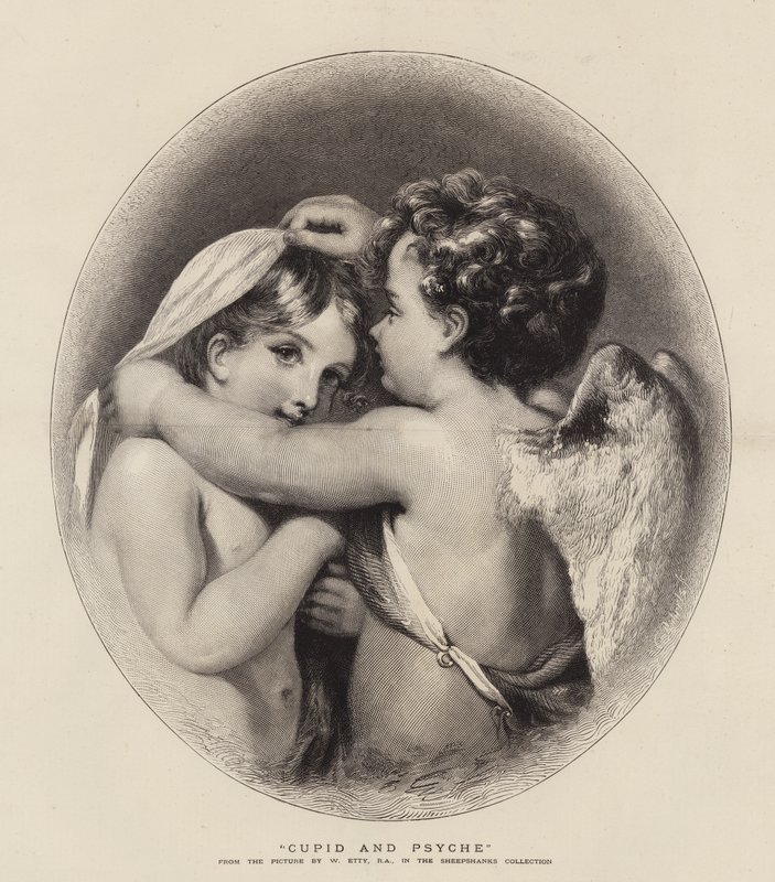 Amor und Psyche von William Etty